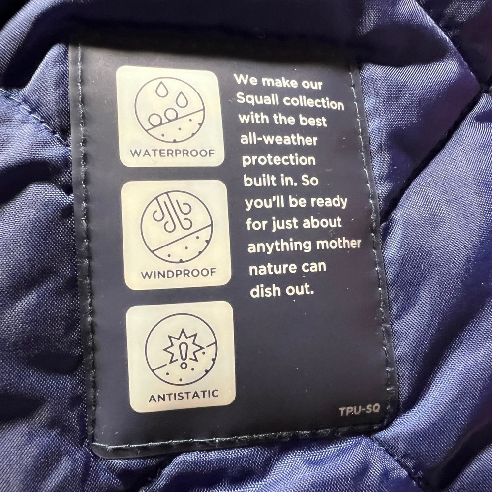 Lands End Squall Parka Jacket Womens L 14 16 Pink Waterproof Insulated Hooded - Picture 10 of 11
